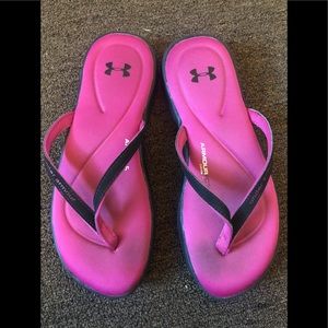 Under Armour flip flops